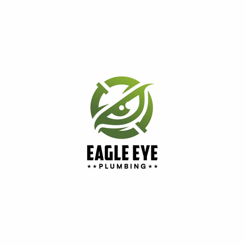 Eye catching and very marketable logo for plumbing company. The company name is Eagle Eye Plumbing Design by Ikan Tuna