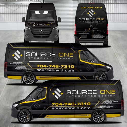 Van Wrap for a company with a refreshed brand-additional vehicles types will be added to fleet soon Design by ✨Elis Alves✨