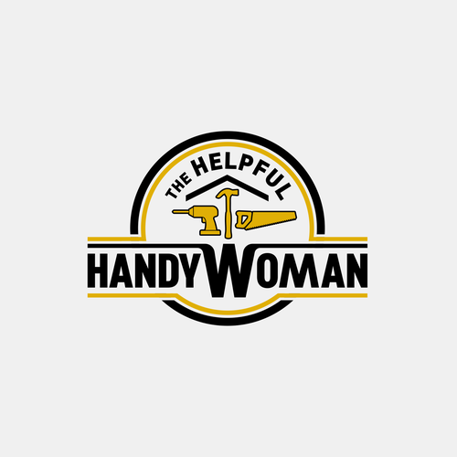 We need a design for our handywoman business that mixes masculine and feminine. Design by XarXi