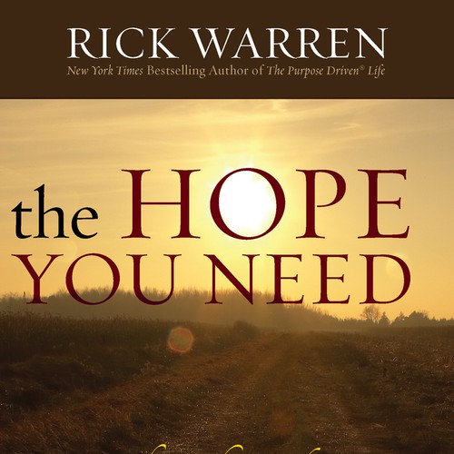 Design Rick Warren's New Book Cover Design por nashvilledesigner