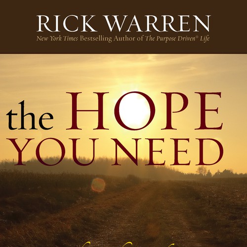 Design Rick Warren's New Book Cover Design réalisé par nashvilledesigner