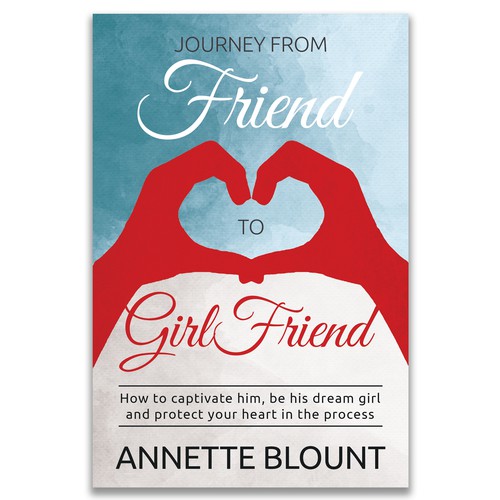 Design a book cover that is fun and playful to help single women experience love beyond friendship Design by Avanska