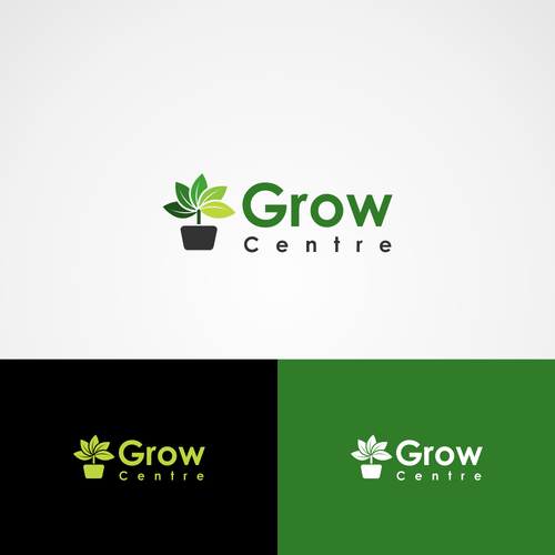 Logo design for Grow Centre Diseño de calacah