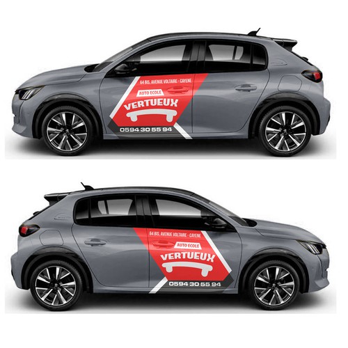 Simple Classy car design for a company that teach people how to drive Design by Anugerah ilahi