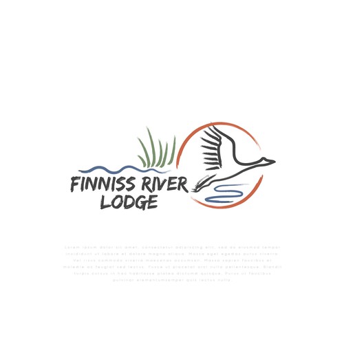 Logo for new Luxury Lodge on a working cattle station in the NT Design by Michael San Diego CA