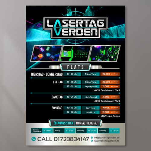 Postal, flyer o impreso propuesta en el concurso por Dzhafir