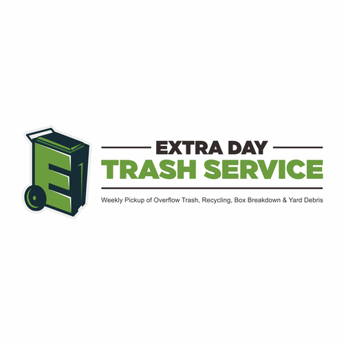 Trash Service Logo Design by HTM