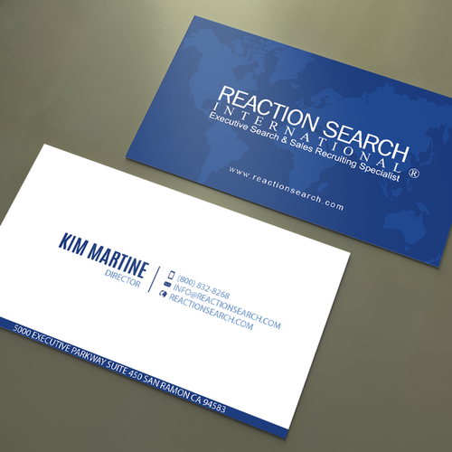 Design Create a new Business Card design for an Executive Search Company por An'