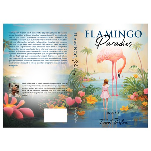 Flamingo Paradies Book Cover Design by MbahDjoyo