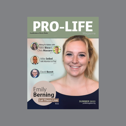 Magazine Cover for Pro-Life Non-Profit Réalisé par BengsWorks