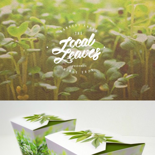Help us push the frontiers of farming with a logo for Local Leaves! Design by Victoria Tsykalo
