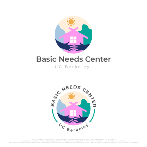 Design a dynamic logo for a transformative center addressing basic needs of college students Design by ObahOlah✅