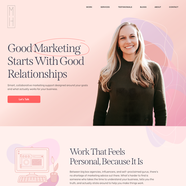 Marketing Strategist Portfolio Website