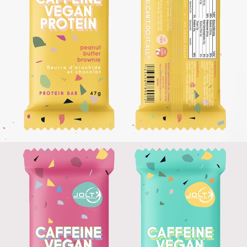 Design a modern, catchy package for a healthy premium energy bar Design by vitalfuerze