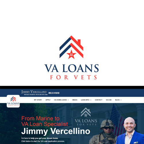 Unique and memorable Logo for "VA Loans for Vets" Ontwerp door DED_design