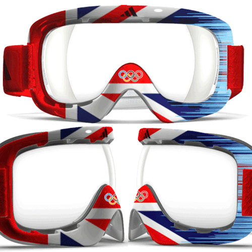 Design adidas goggles for Winter Olympics Design by ShySka