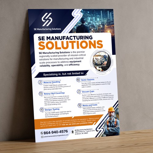 Clean single page line card for potential customers Design by *FBCTechnologies*