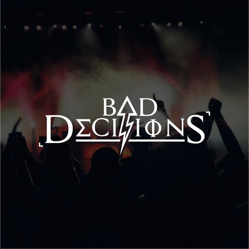 Bad Decisions Cover Band Logo Design by WADEHEL