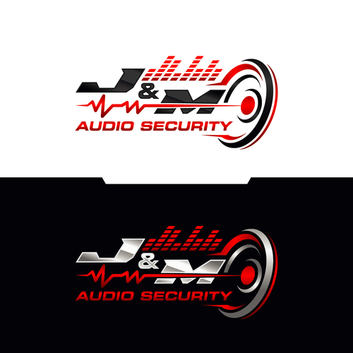 mobile car valeting and sound install logo with car outline