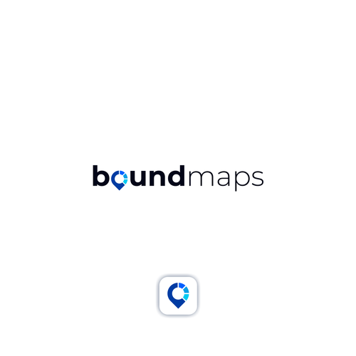 Simple and clean logo for a B2B mapping app Design by art_bee♾️