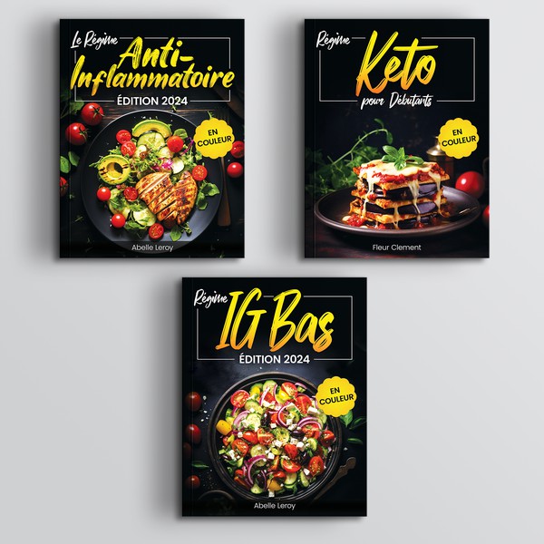 Design by Fraxav titled "Recipe book set"
