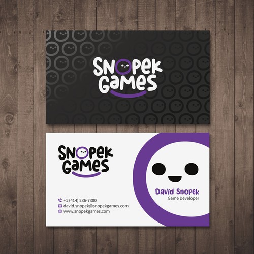 Business Cards for an indie Game Developer Design by Tcmenk
