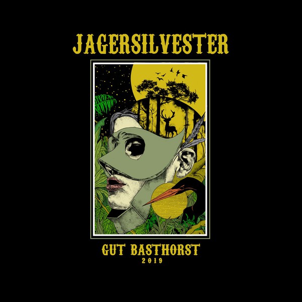Illustrations for JAGERSILVESTER Tshirt