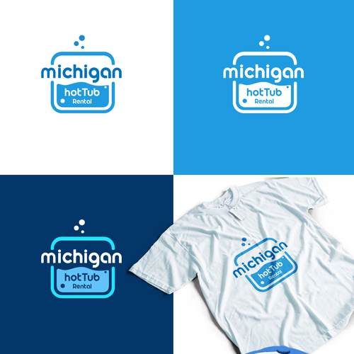 Michigan Hot Tub Rental Logo Design Contest Design by Artifexfaz