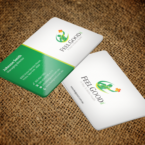 A Step To Better Health - Business card for the medical industry Design by FK_Designs