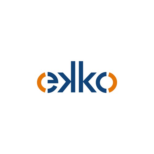 SIMPLE LOGO - ekko Letters then dm after Design by S A P I E N S