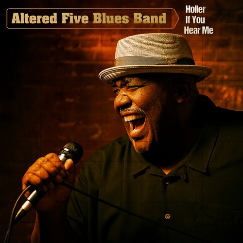 Design the album cover for a popular contemporary blues band Design by ALOTTO