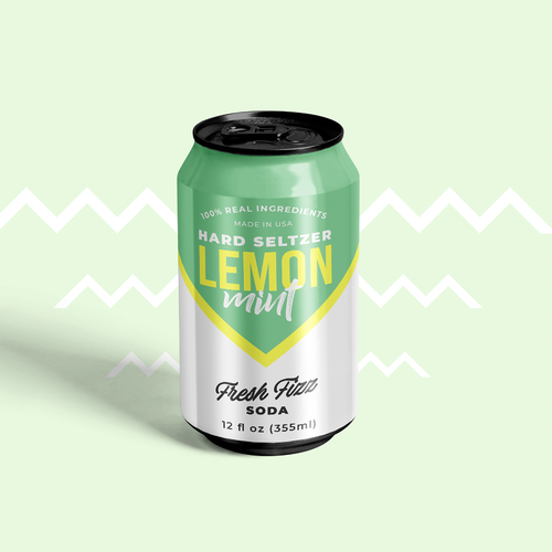 Fresh Fizz Soda Label Design by Alex Lemon