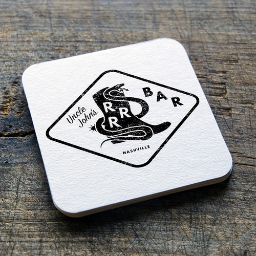 RRR Bar logo contest Design by Gimmick Design Co