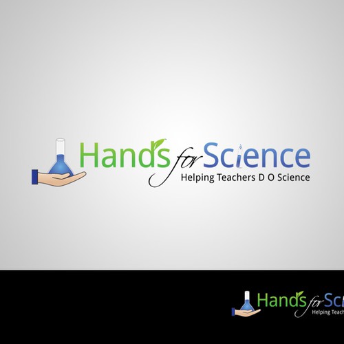 Create the next logo for Hands-for-Science Design by maulinC