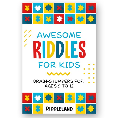 A Parent-Catching Book Cover for Riddle Book Design by Charala