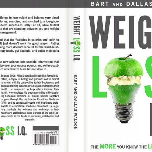 Design a creative and simple cover for weight loss book Design by Milica M.