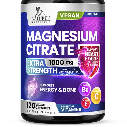 Premium Magnesium Citrate Design needed for Nature's Nutrition Design by Davi Giolo ★