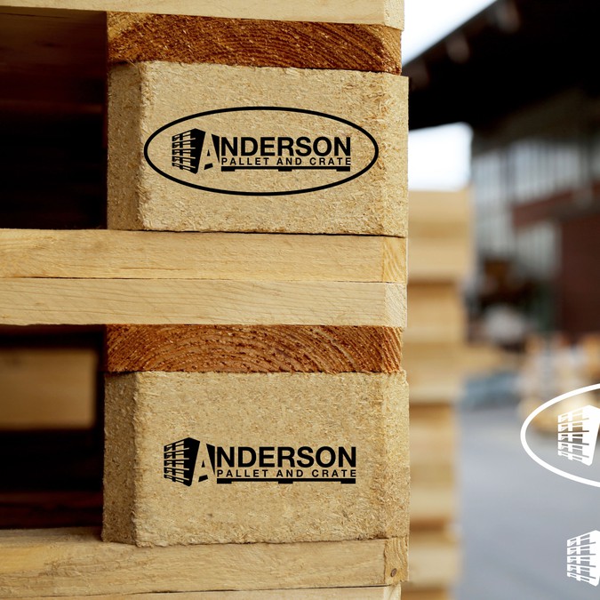 Wood pallet and wood shipping crate logo needed Logo design contest