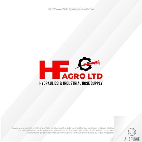 Hydraulic hose shop logo Design by dul faiz