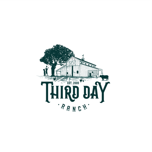 Capture essence of Texas ranch experience in new Third Day Ranch logo Design by samsoel