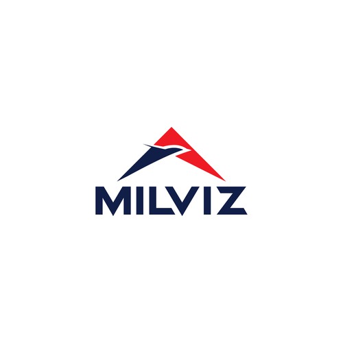 MILVIZ Logo - Producer of Military Flight Simulation Design by plyland