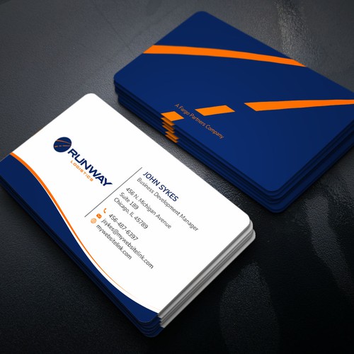 Runway Logistics Business Card Design by Xclusive16