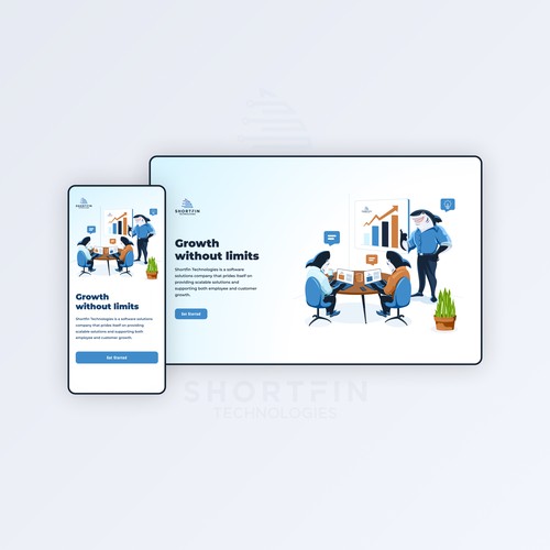 We need website illustrations for our software solutions company Design by Kr8v.in