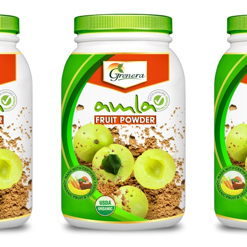 Amla Fruit Powder Label Design by bcra