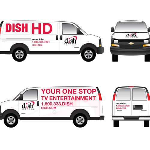 V&S 002 ~ REDESIGN THE DISH NETWORK INSTALLATION FLEET Design by Noise_edge