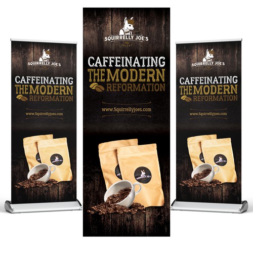 Coffee Company Trade Show Banner Design by Aziz-Creative