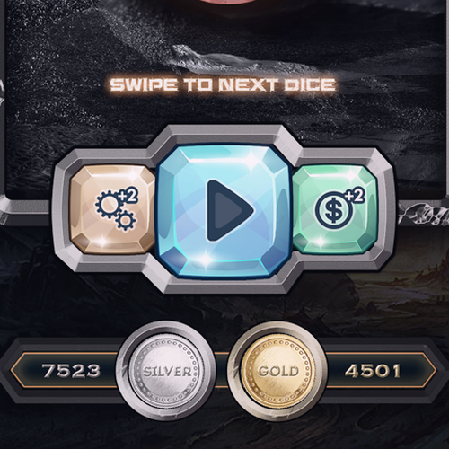 DICEON - Game layout design (GUI) Design by Iconic Graphics