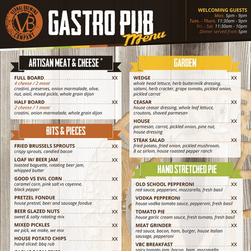 Gastropub Menu Other Design Contest   Attachment 55564227