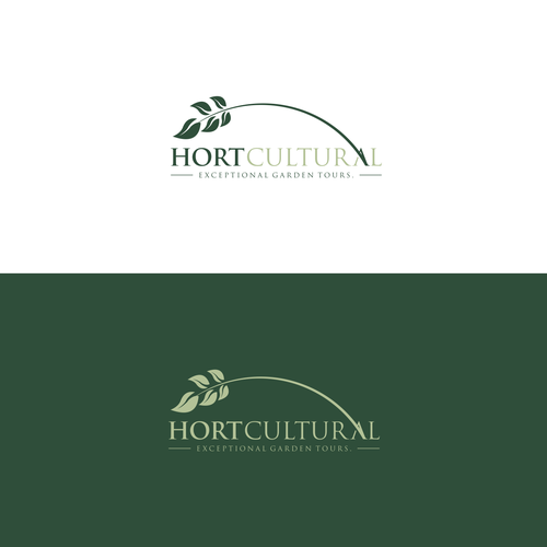 Sophisticated, bold logo for international garden tour company Diseño de Leon_id