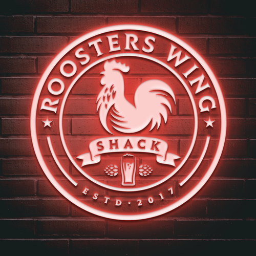 Siv.66さんのDesign a logo for "Roosters Wing Shack"デザイン